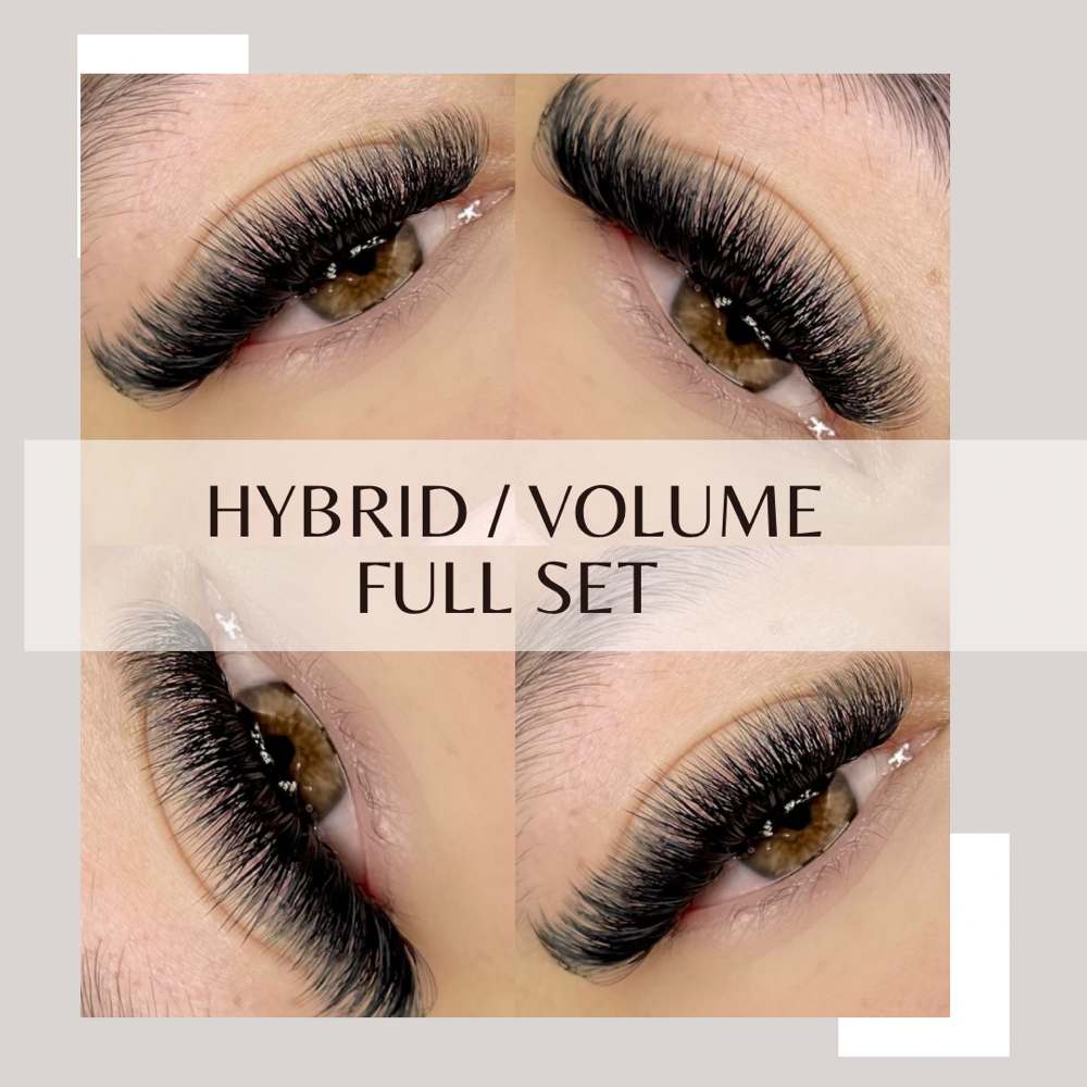 Hybird/Volume Lashes Full Set