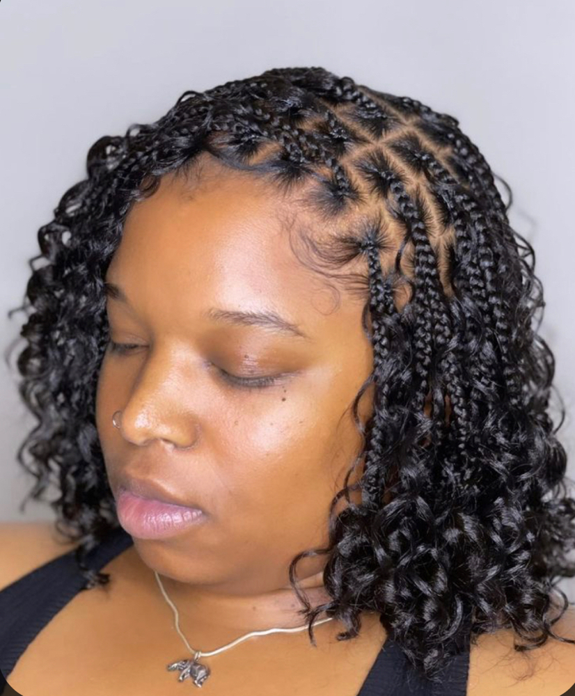 Small Bob/ Armpit Length Box Braids