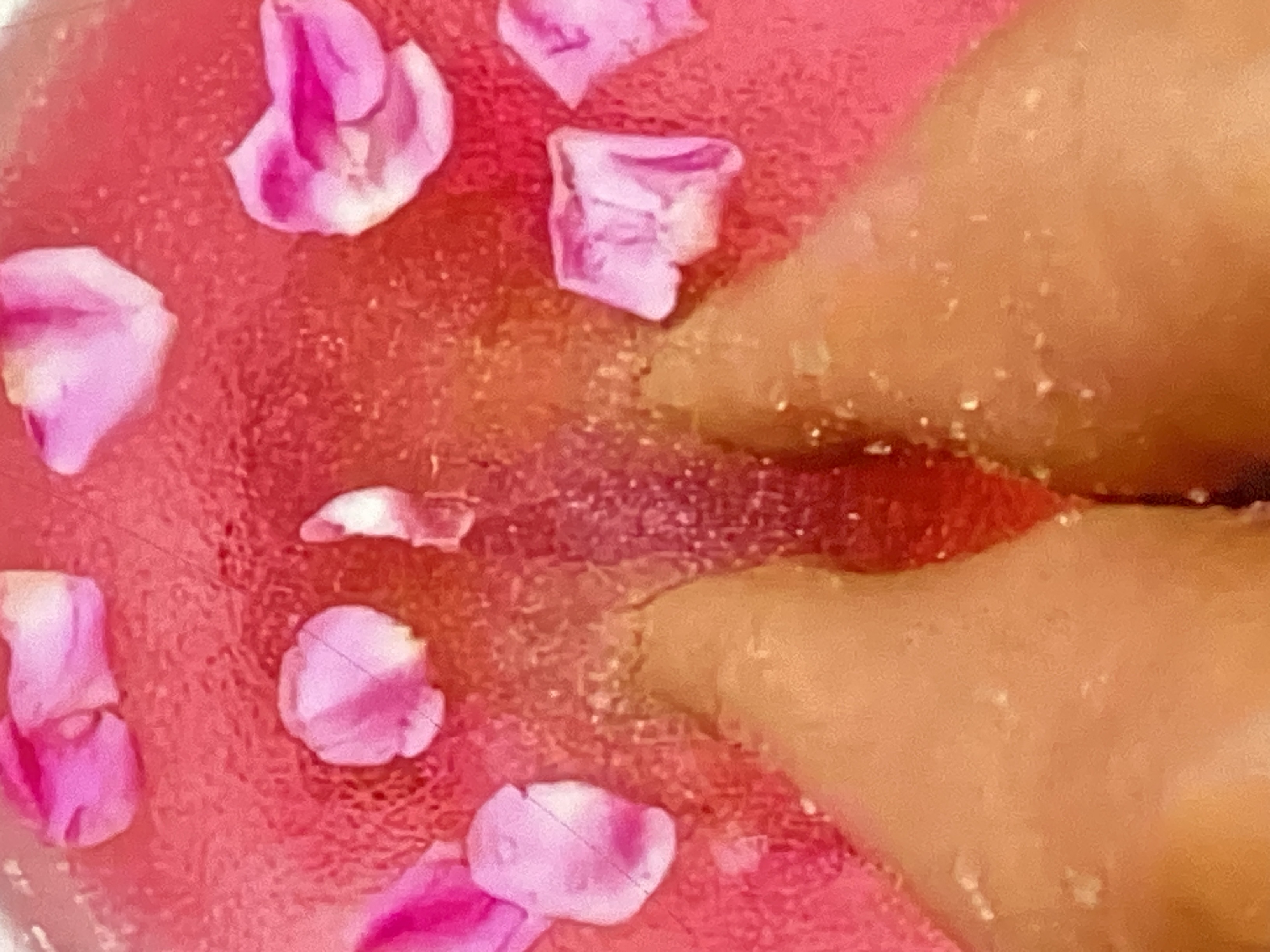 Jelly pedicure W/ Gel Polish