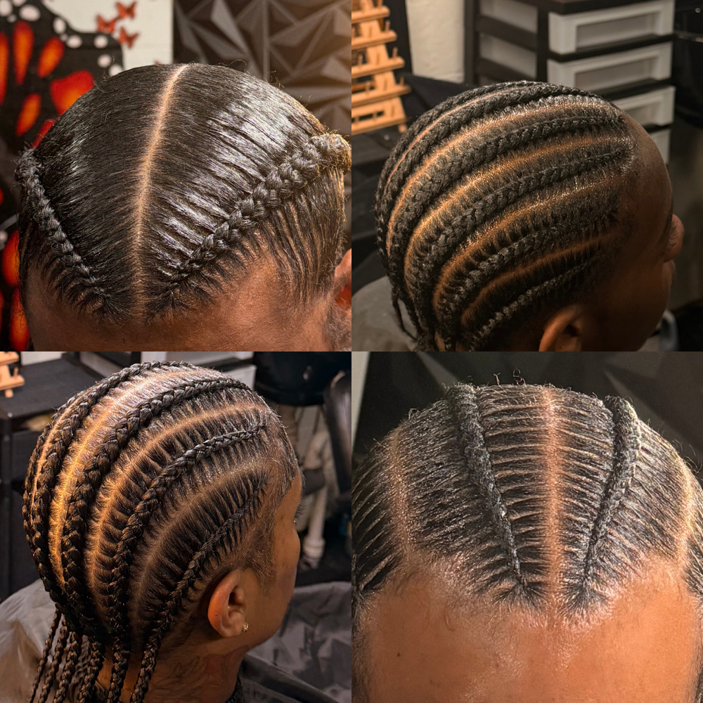 STITCH Braids (W/O Patterns) at DivasButterflyBeautyLLC 🧡 in Detroit, MI