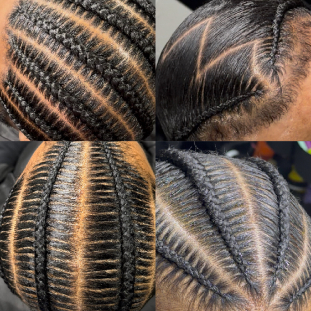 STITCH Braids (W/O Patterns) at DivasButterflyBeautyLLC 🧡 in Detroit, MI