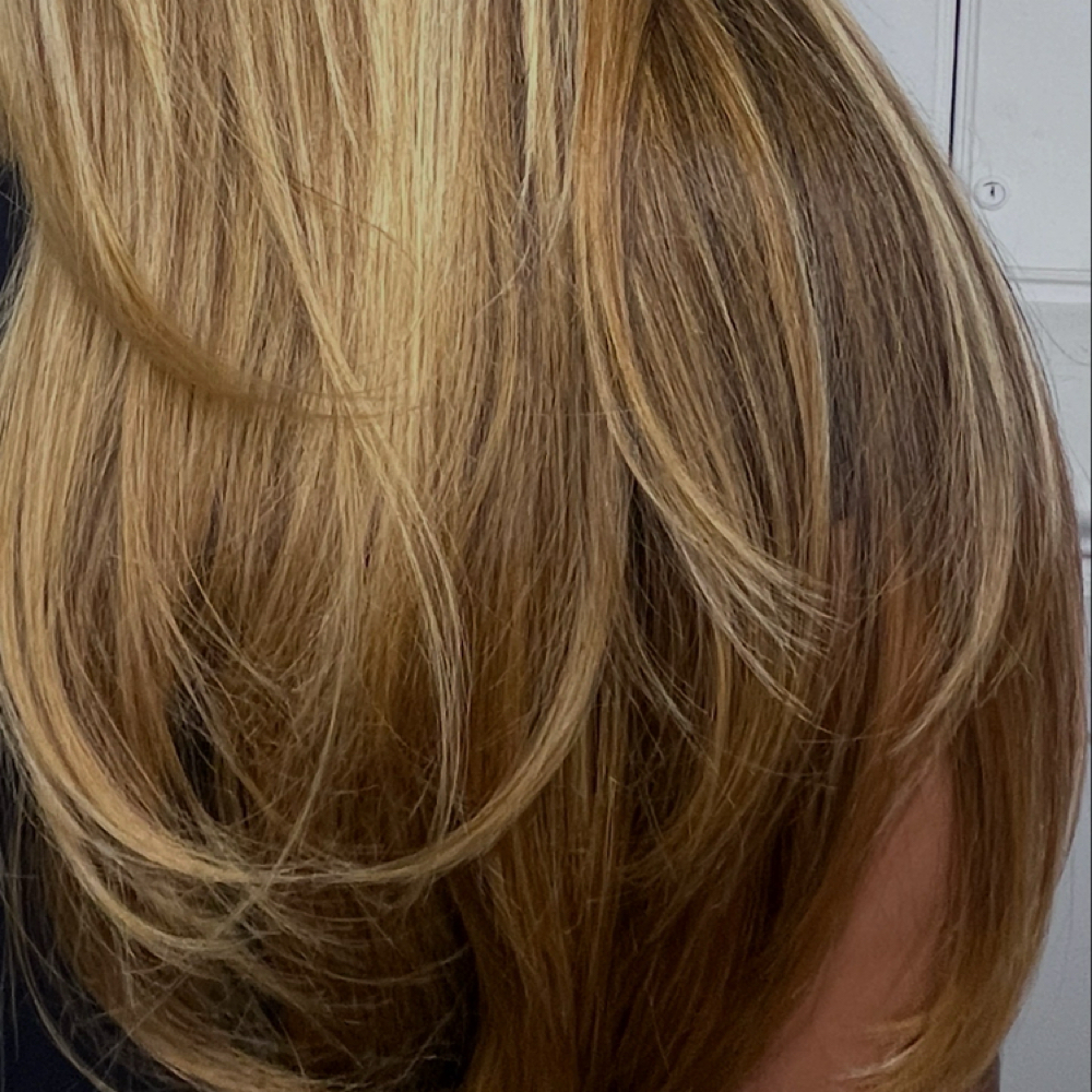 Dimensional Blonde or Brunette at Emily and Hair in Clovis, CA