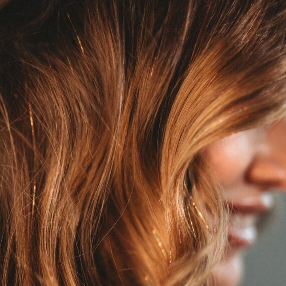 Microbead With Tinsel at Nessa Boutique And Salon in Ironton, MO