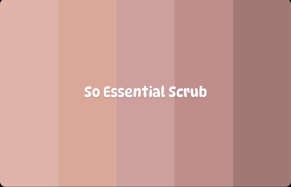 So Essential Scrub