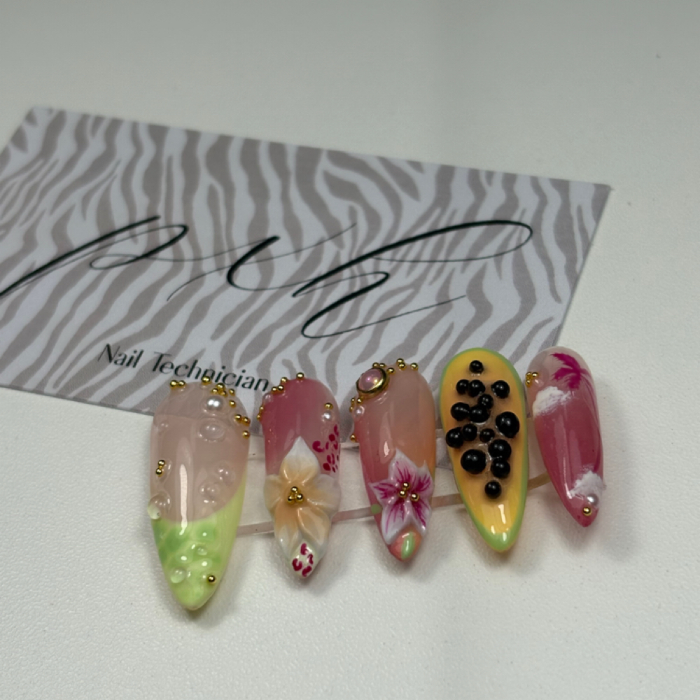 Custom Press On’s at polishedxhali in Kirksville, MO