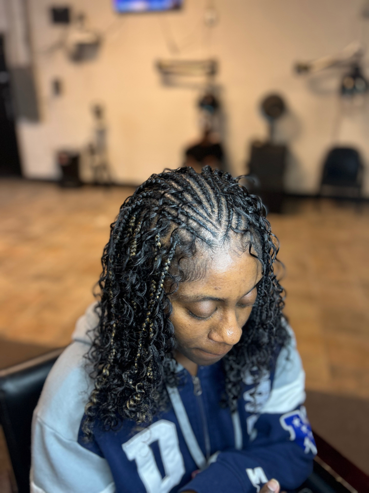 Fulani braids (bob /short Length)