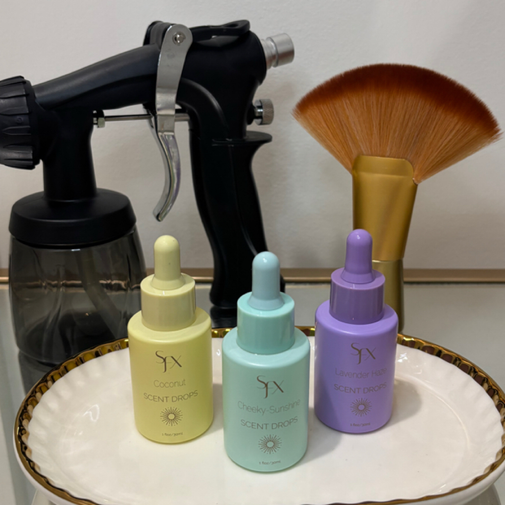 Spray tan scent at Blythe Beauty in hattiesburg, MS
