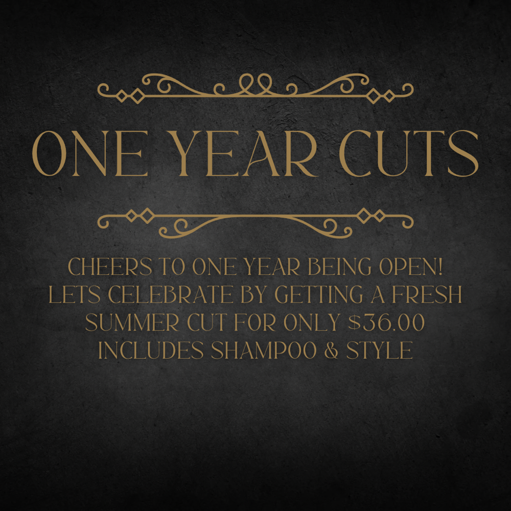 One Year Celebration Cuts