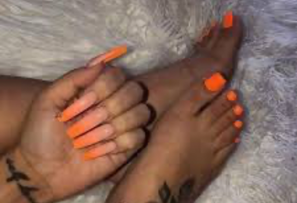 Nails And Acrylic Matching Toes at BLING GODDESS NAILS in Shaker Heights, OH