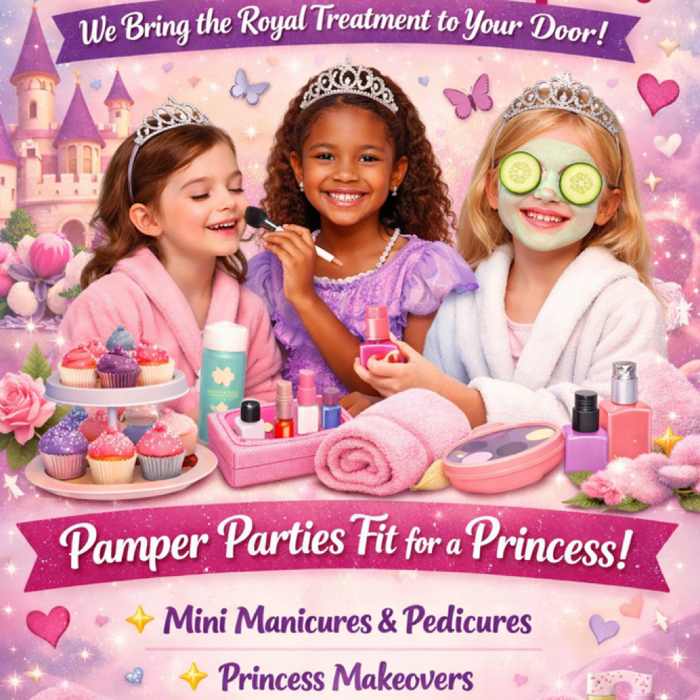 Princess Spa Party Experience at LePosh Nails By Maria in Atlanta, GA