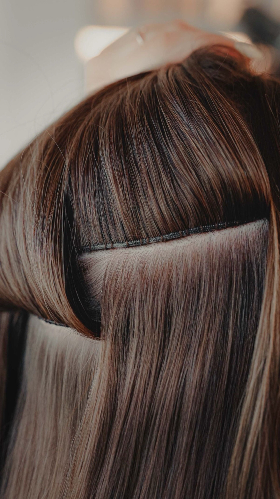 Extensions 2 Rows IBE at Paige Piccone Hair Design in Rocklin, CA