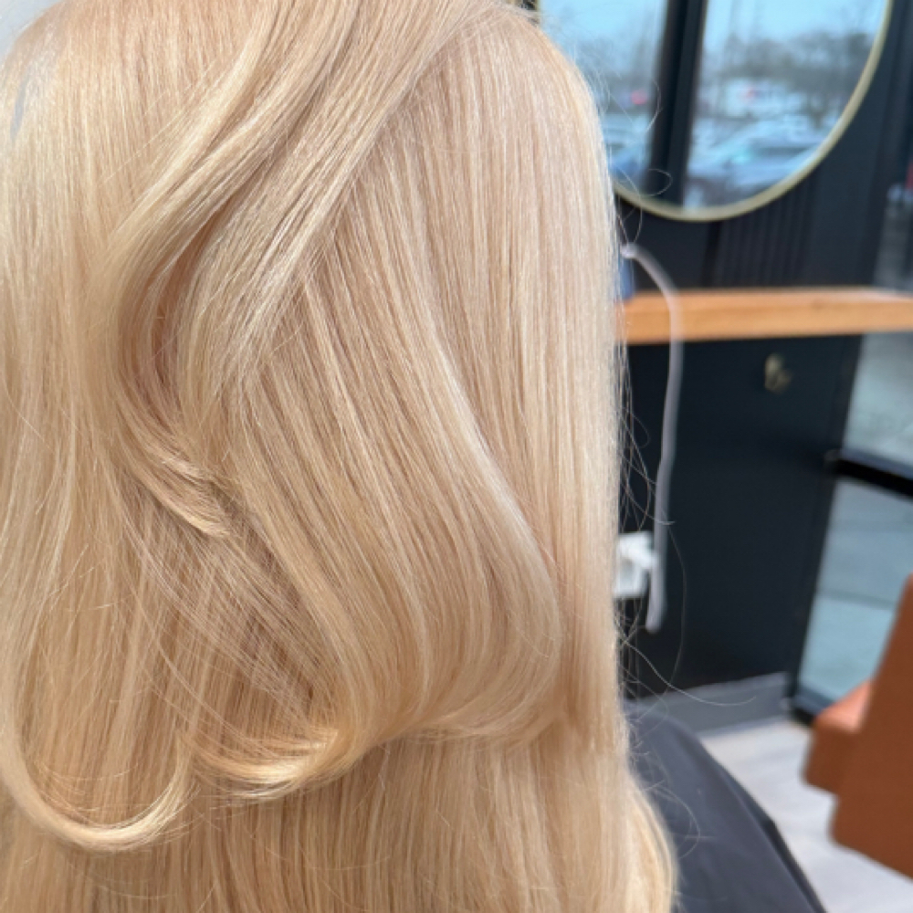 Extension Removal + Blow-Out at Lee Anthony Salon in Kennesaw, GA