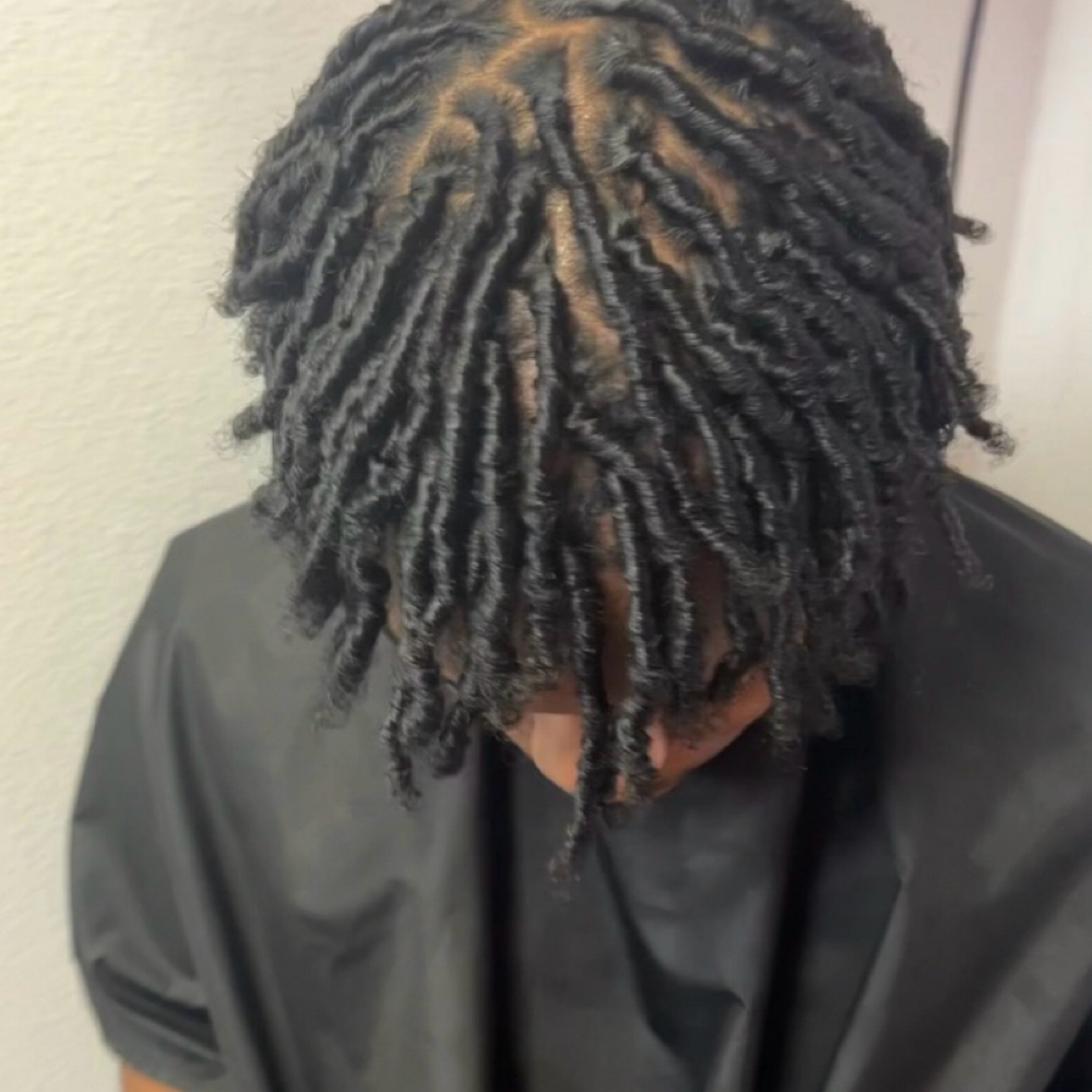 Small Starter Locs at Nikki The Stylist in Elk Grove, CA