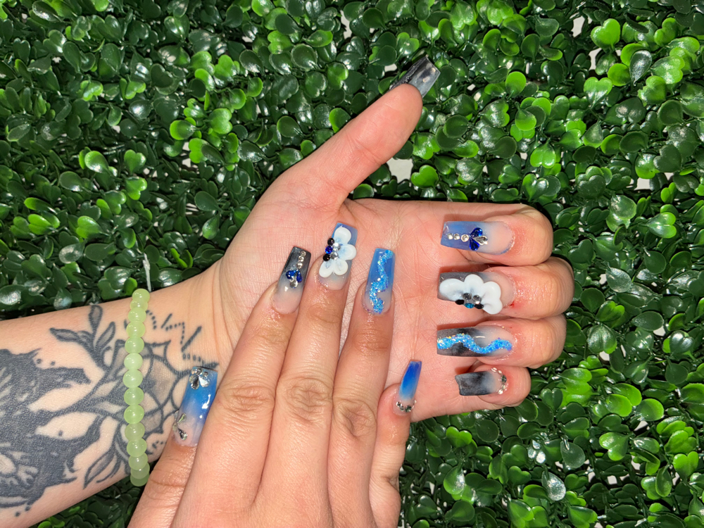 Long Acrylic Full Set