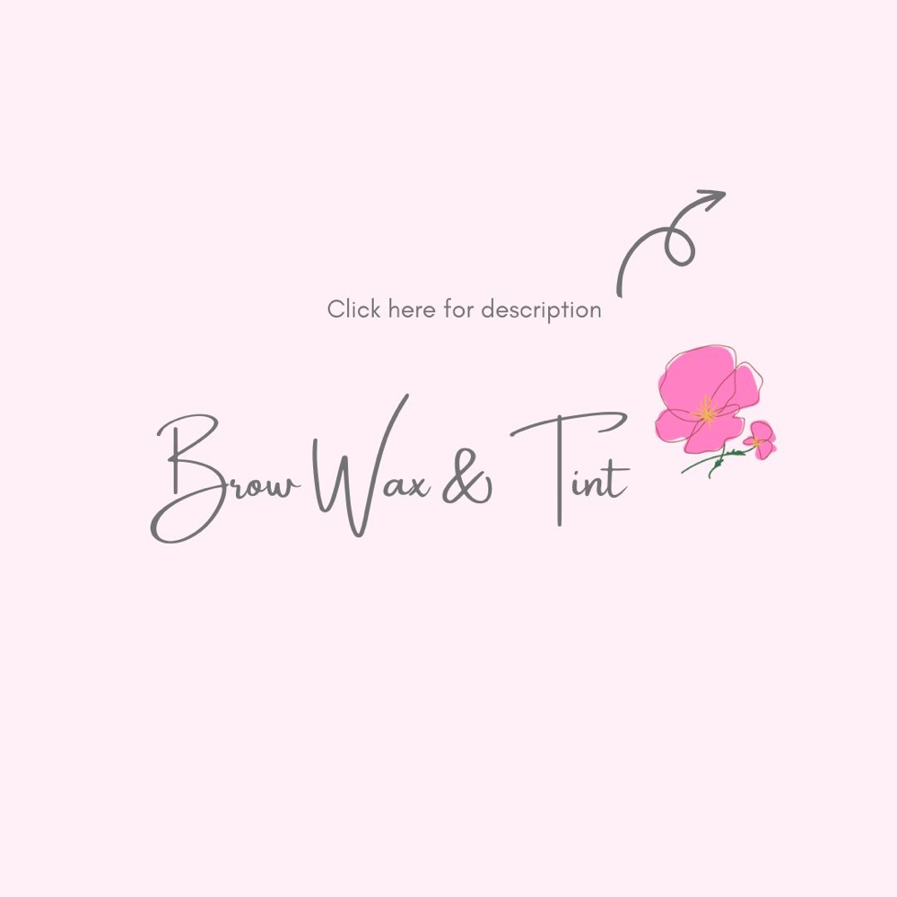 Brow Wax & Tint (includes shaping)