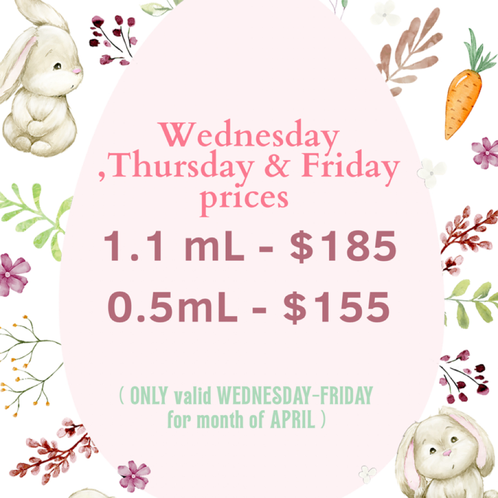 Wed-Fri Promo 0.5mL at beautybydeannette in San Antonio, TX