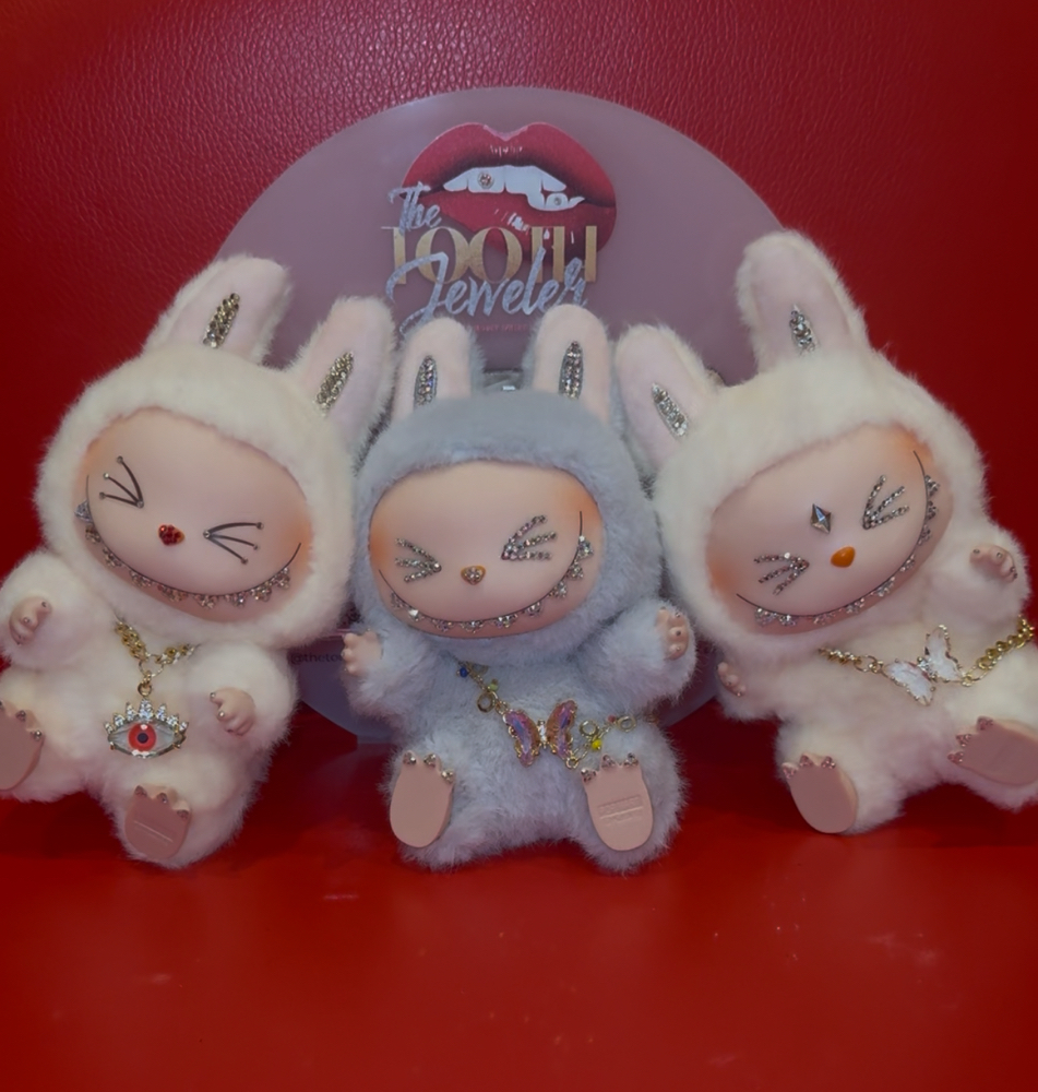 Custom Bedazzled Labubu Dolls