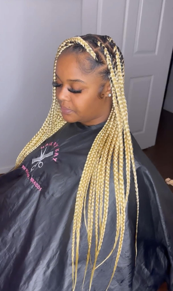 Large Knotless Braids