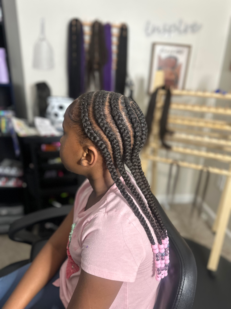 Kids Braids With Weave Ages 2-12