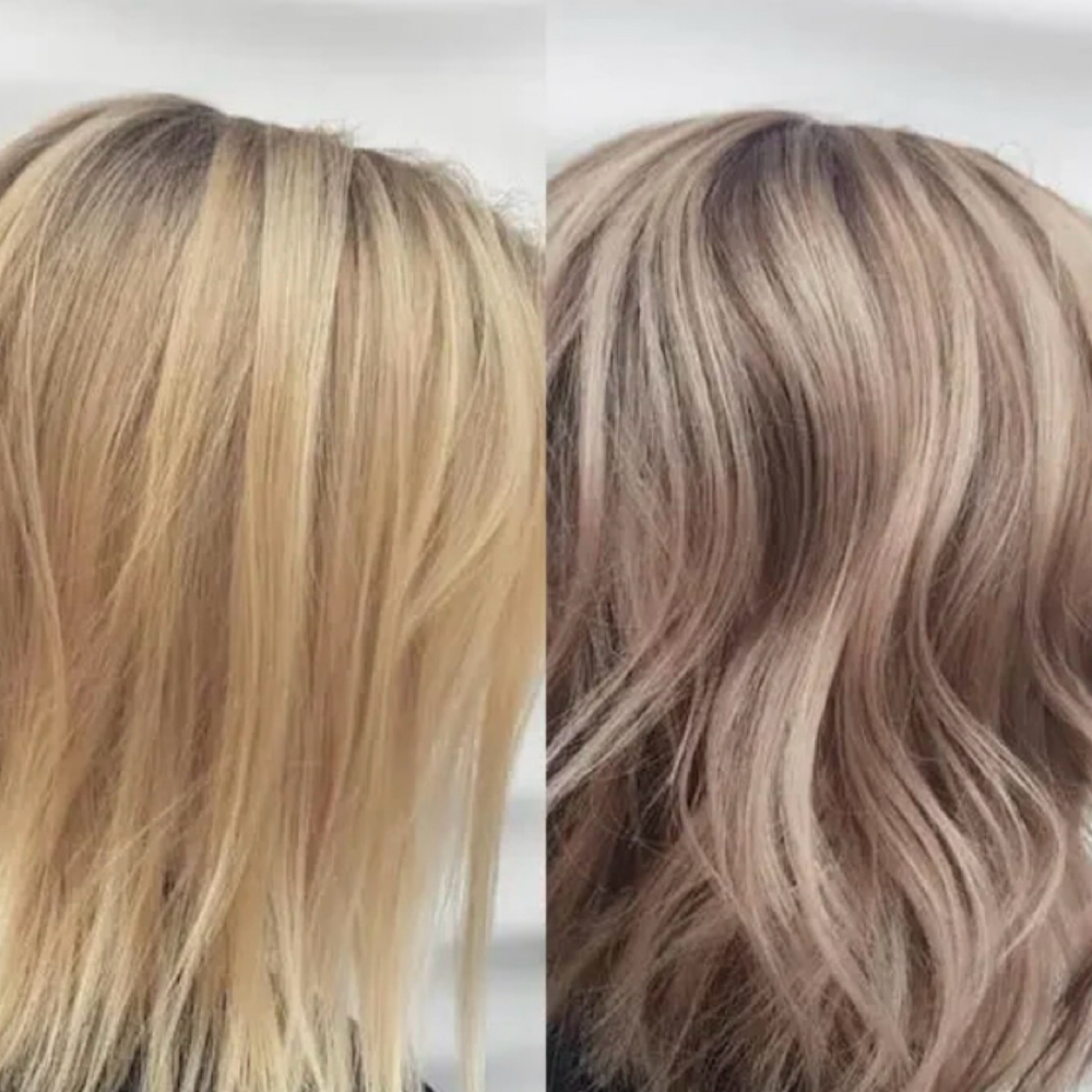 Toner + Blowdry at Pani Style Hair Salon in Katy, TX