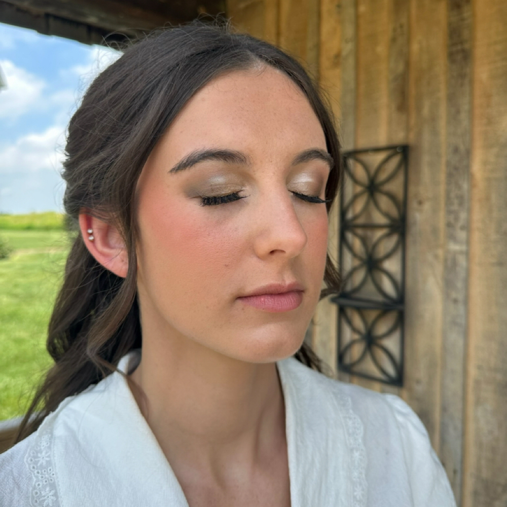 WEDDING MAKEUP TRIAL at Leah Jane’s Salon in Rockport, IN