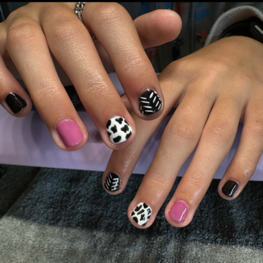 Gel manicure at Sets by Alondra in Turlock, CA