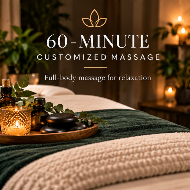 60-Minute Customized Massage at Luxe Relief Wellness in Snellville, GA