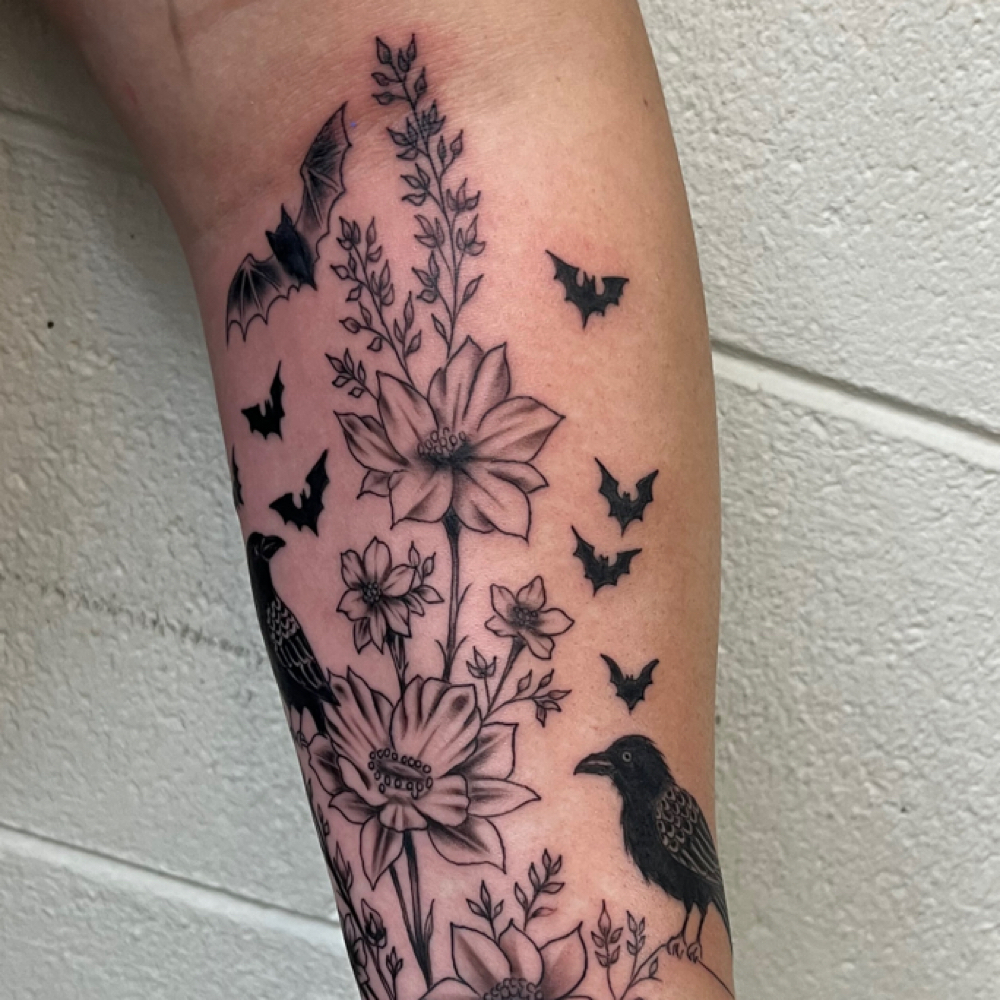 Blackwork Tattoos at Inner Demon 2.0 in Havelock, NC