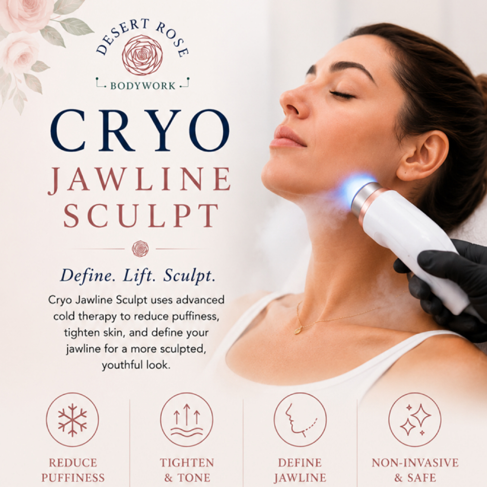 Cryo Jawline Sculpt at Desert Rose Bodywork in Humble, TX