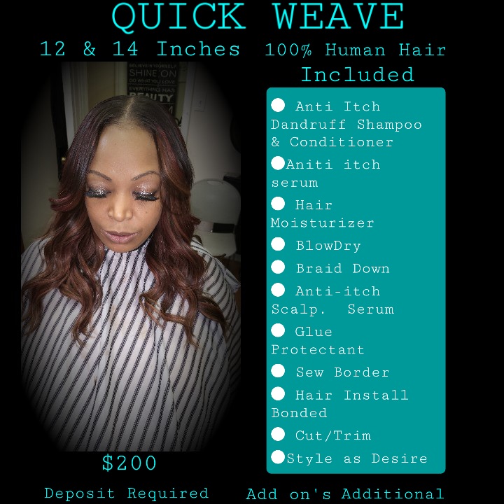 QuickWeave + 12 /14 In Included