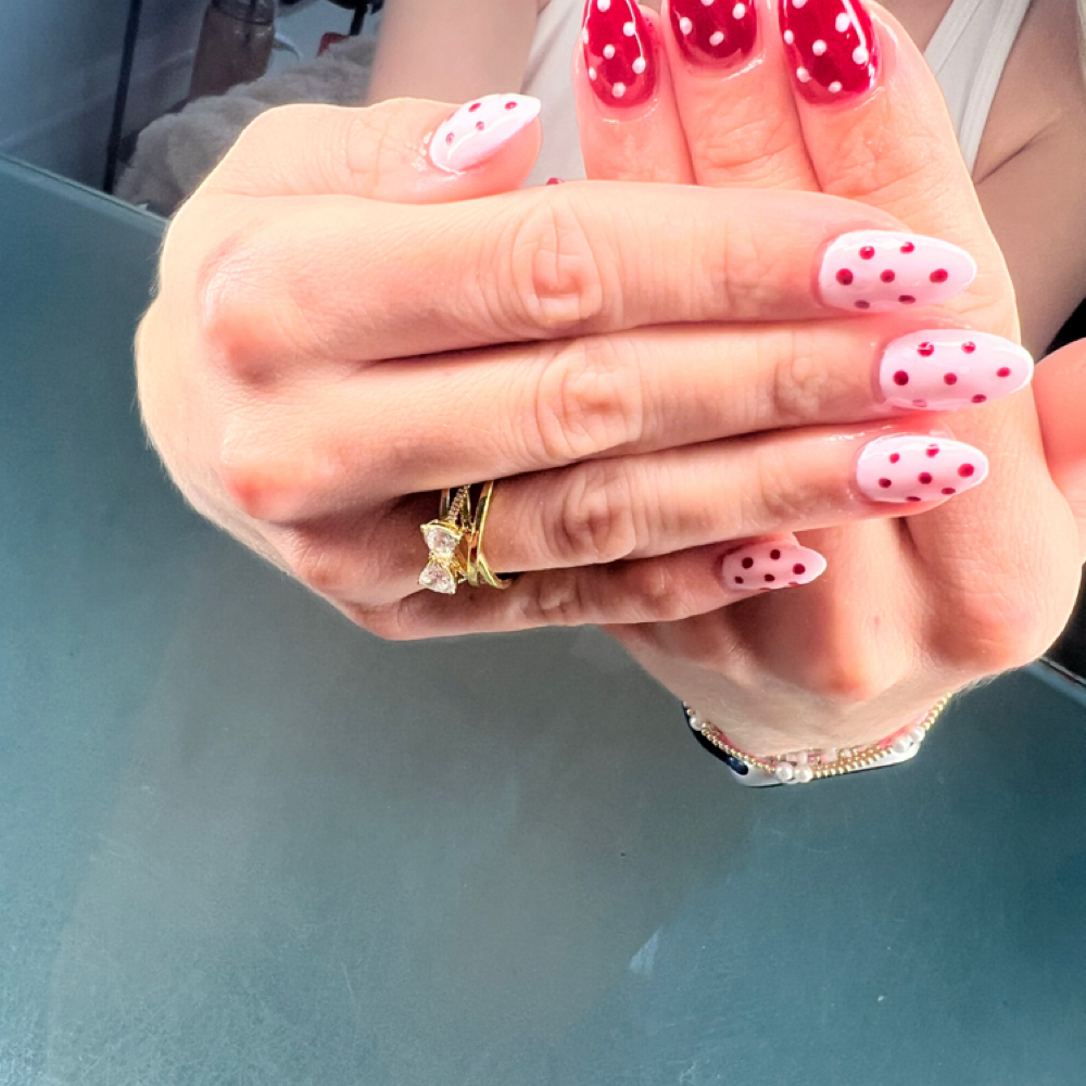 Simple Nail Art at The Loft Salon in George West, TX