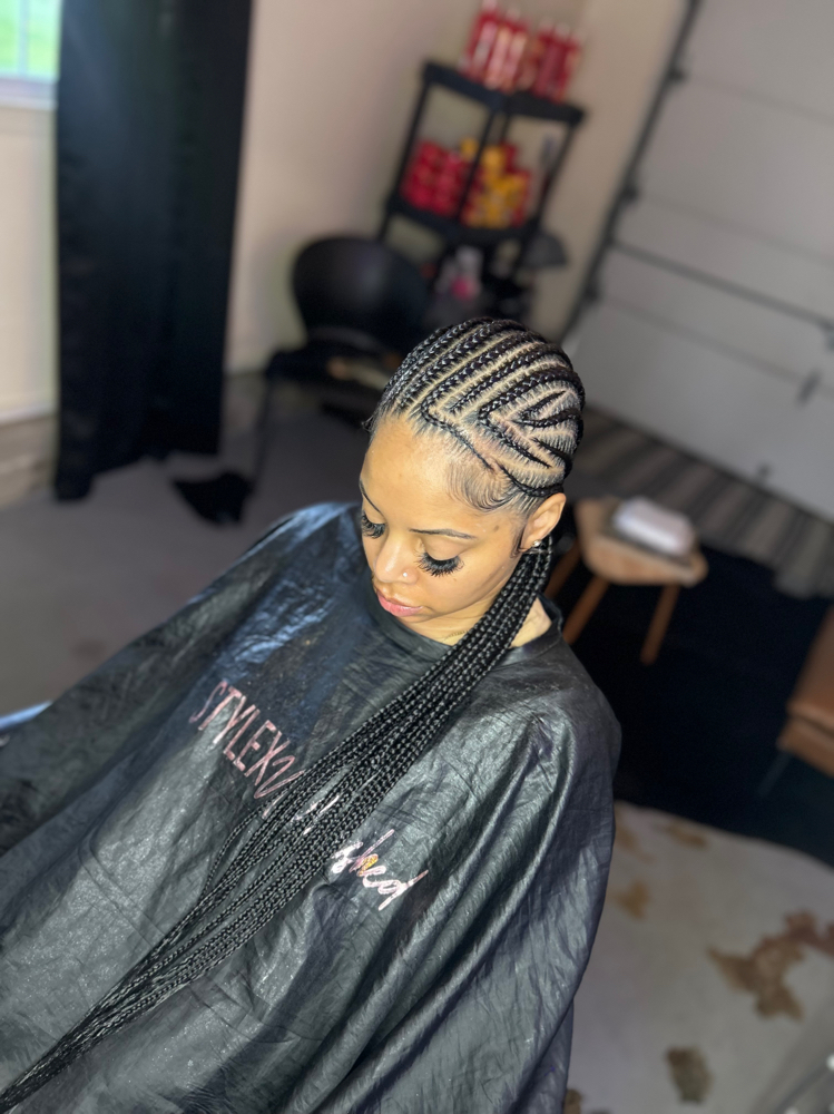 Freestyle Stitch Cornrows - 10-12