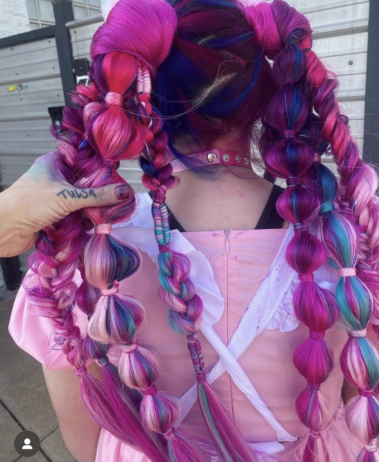 Festi braids at Melissa Kohl in Sandsprings, OK