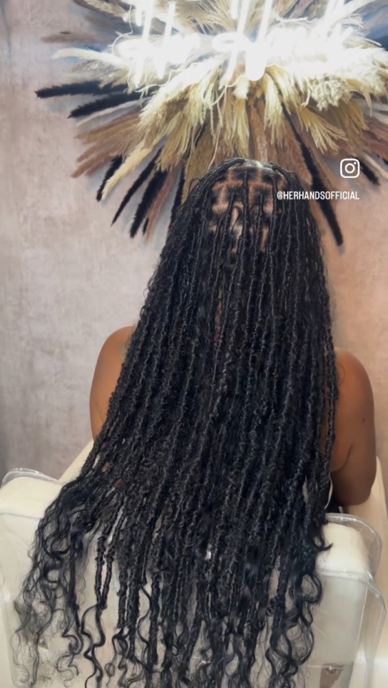 Butt Length Boho Distressed Locs