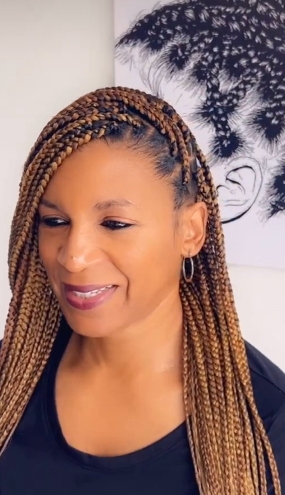 Medium Knotless Braids