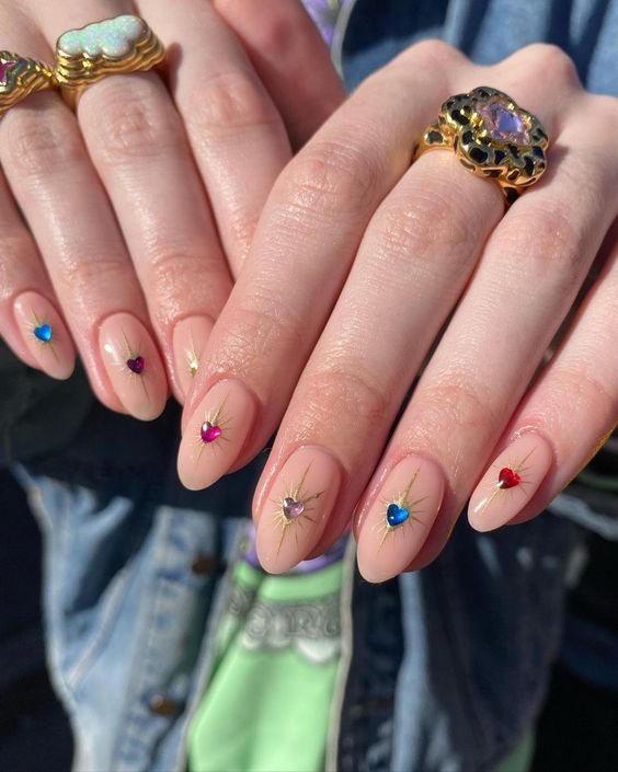 Short acrylic full set