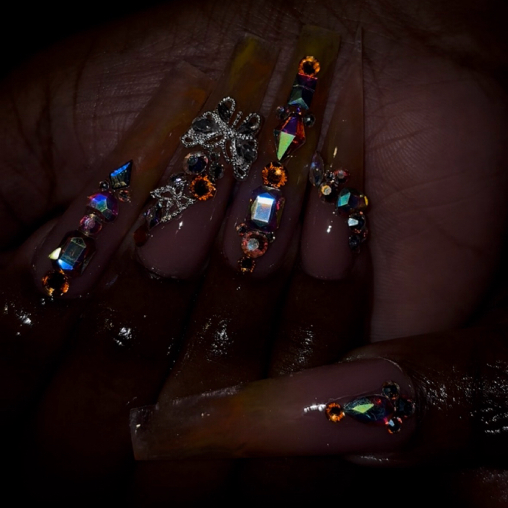 Long at Caliente Nails in Decatur, GA