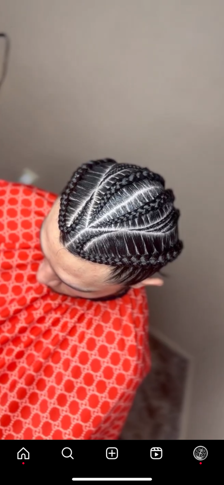 Men’s Braided Design #1 at Slaid & Stitched in Arlington, TX