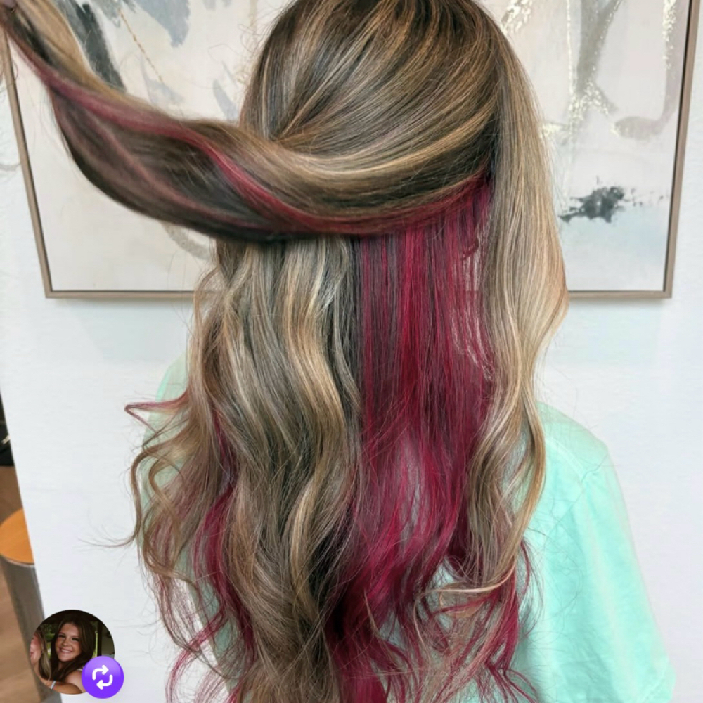 Vivid Color at Gloss Salon & Co in Prosper, TX