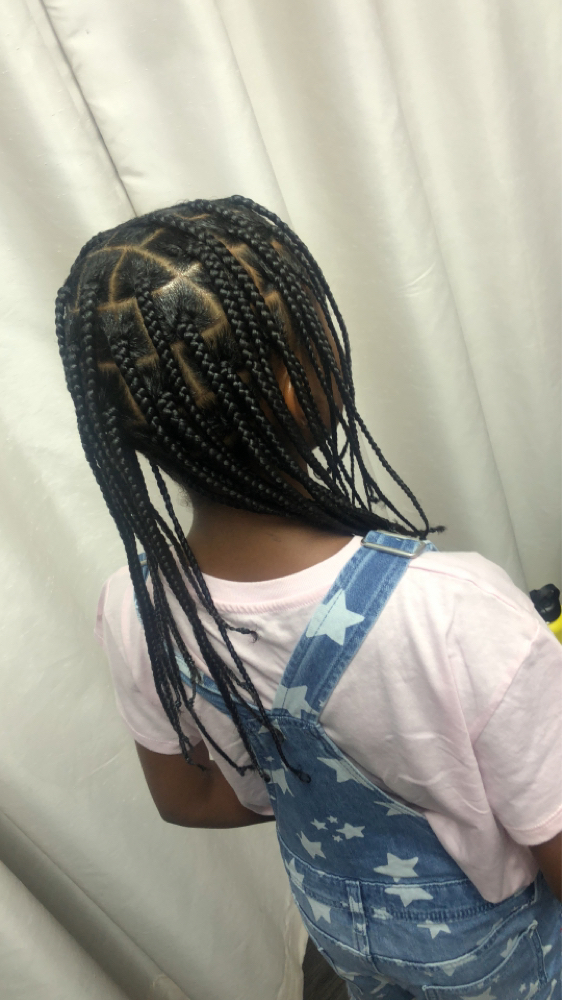 M/L Box Braids Natural