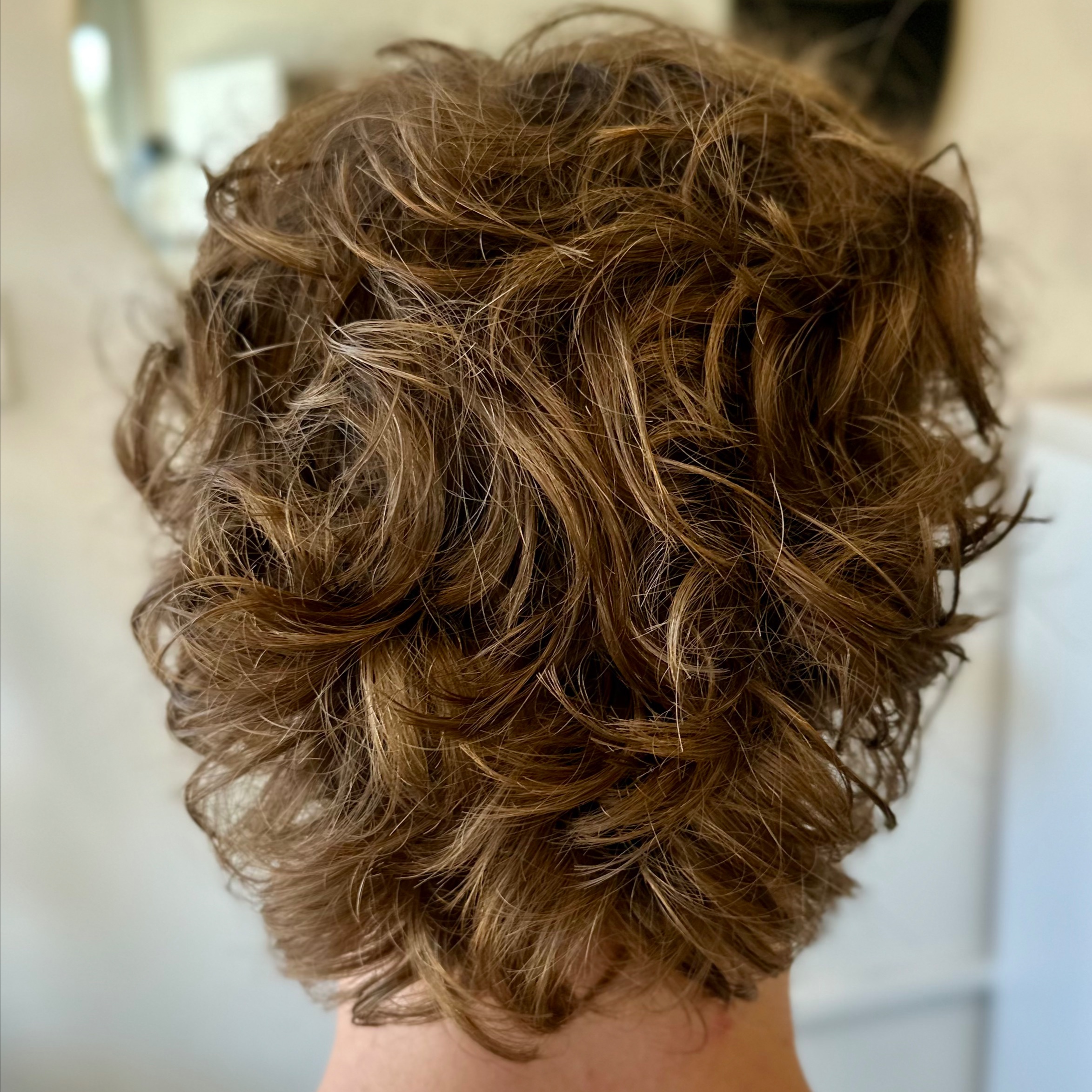 Short Curly Cut (Gender-Neutral) at Hair By Sara LeAnn in Pleasanton, CA