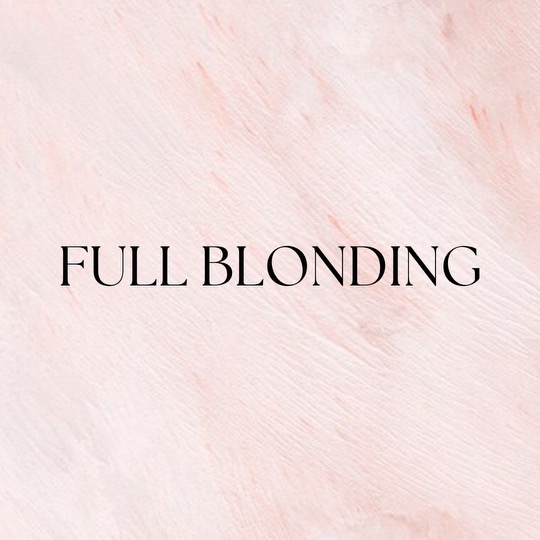 Full Blonding