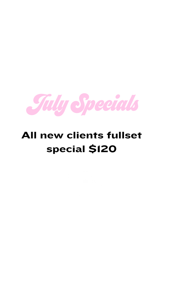 July New Client Special $120