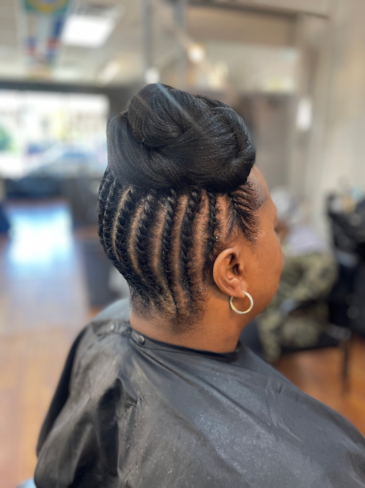 2 Strand Twist Updo