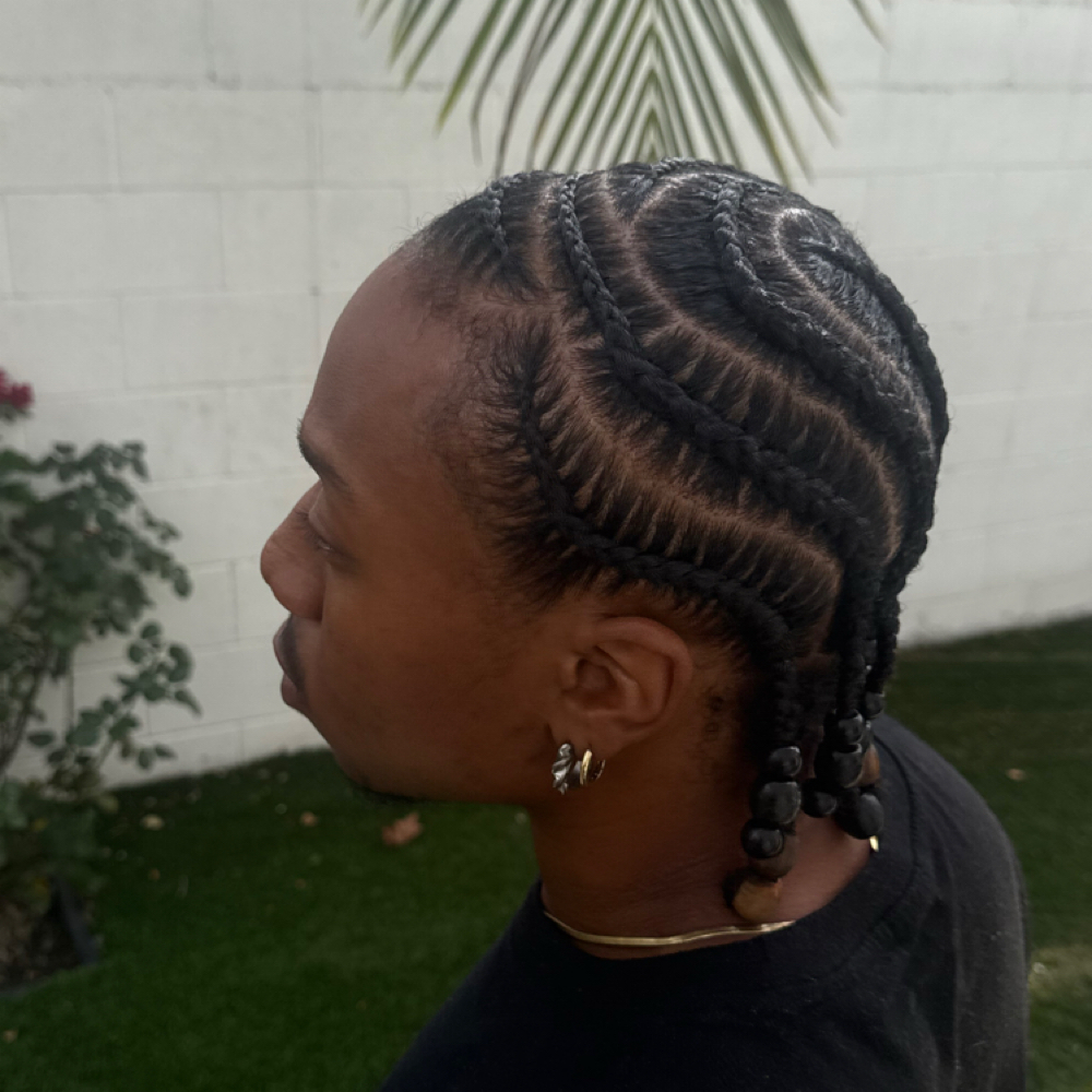 4-6 Cornrows at kailibraidshair in Los Angeles, CA