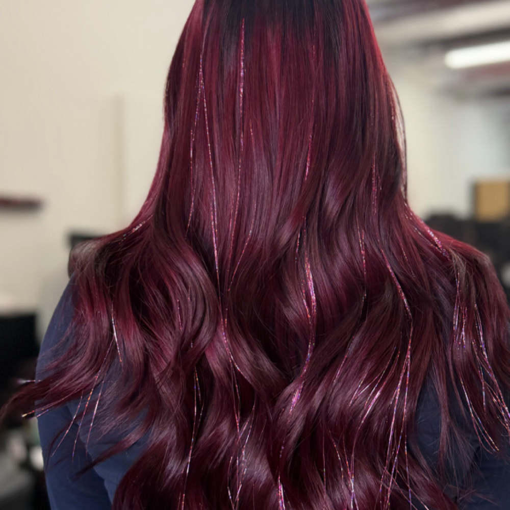 Hair Tinsel at Glamour Salon in Garden City, KS