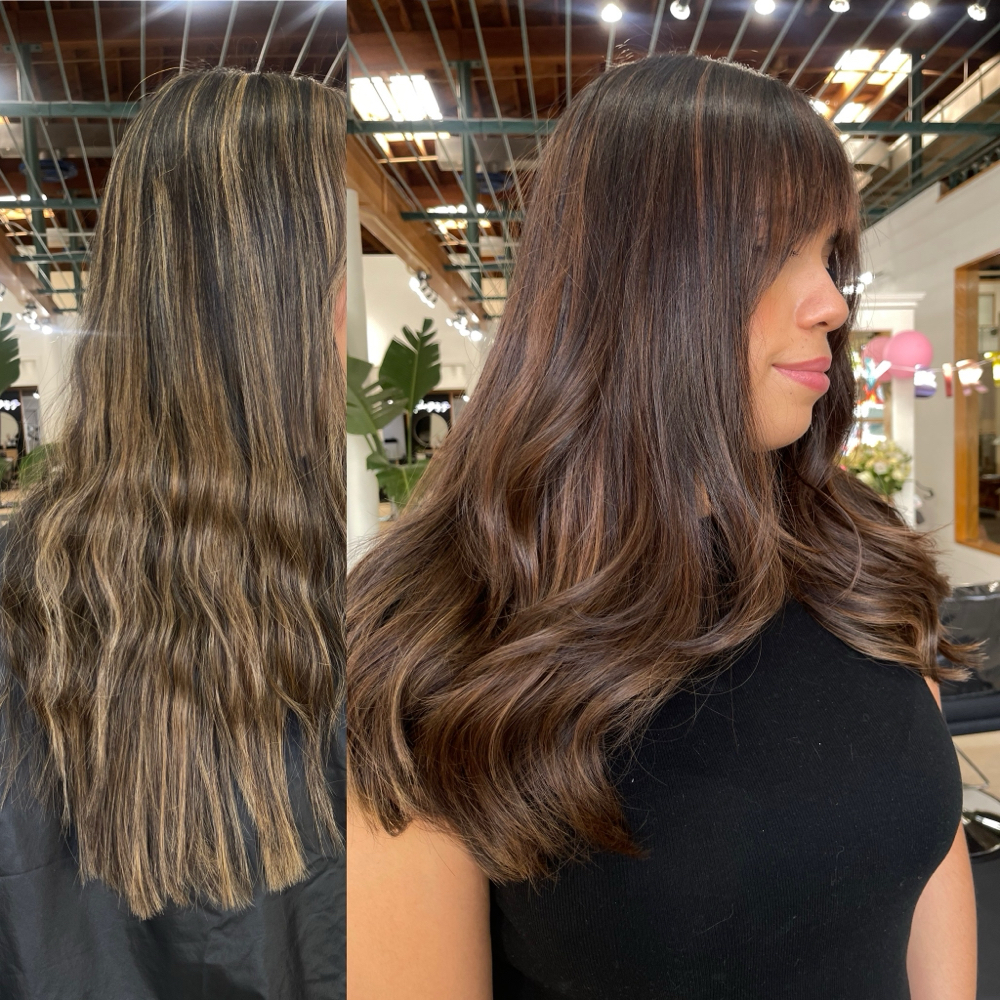 Reverse Balayage at Jessicaannhair in Redlands, CA