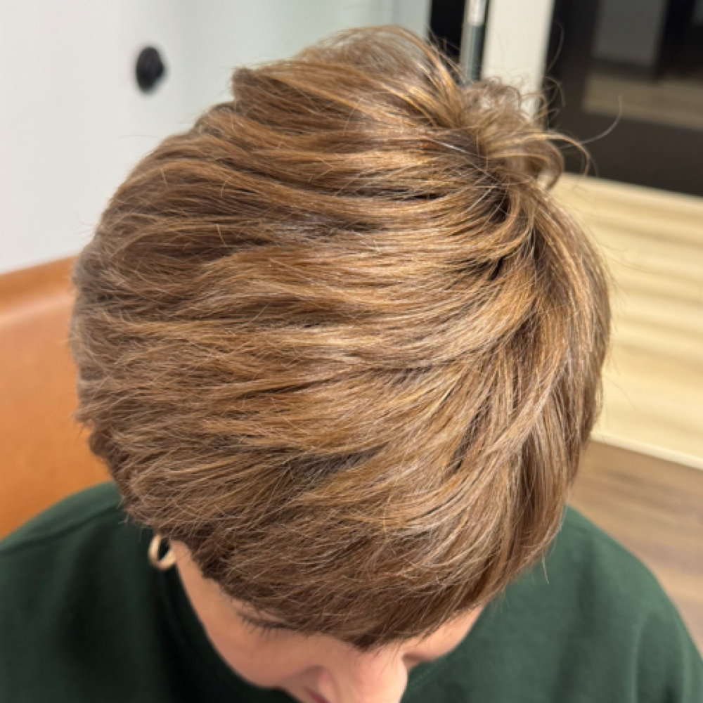 Partial Highlight at Divine Hairology in College Station, TX