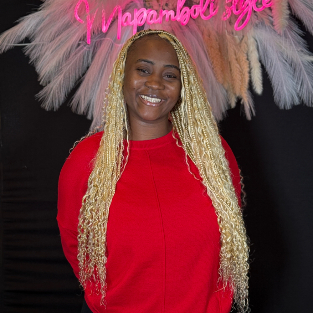 Medium boho knotless at mapamboli signature in atlanta, GA