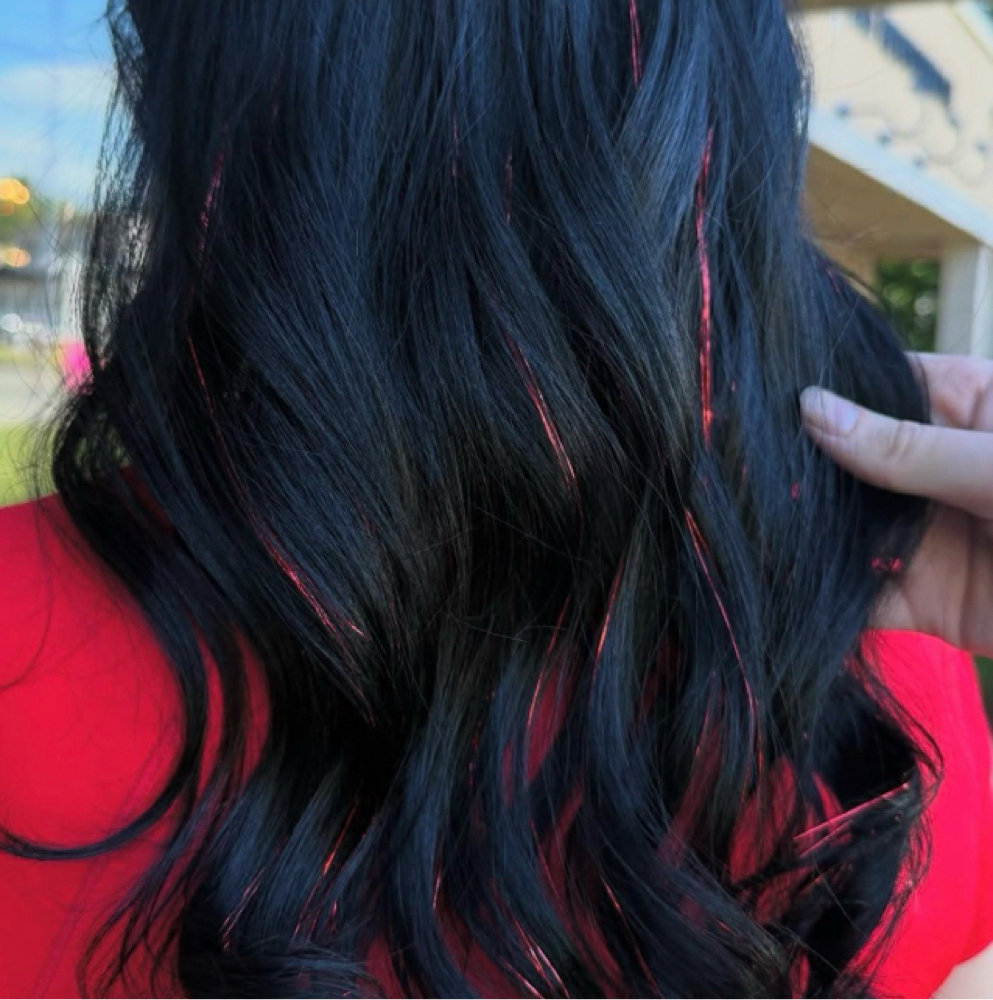 Hair Tinsel at Salon Seven in Clifton Park, NY